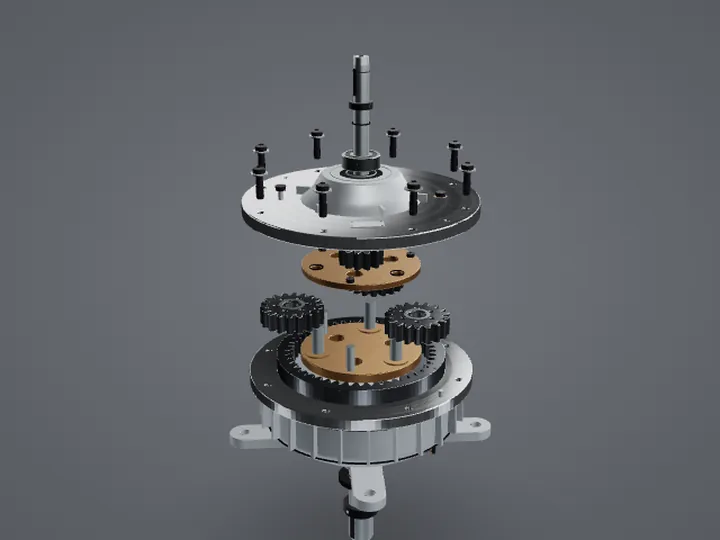 Exploded view in the MeshMarkup viewer